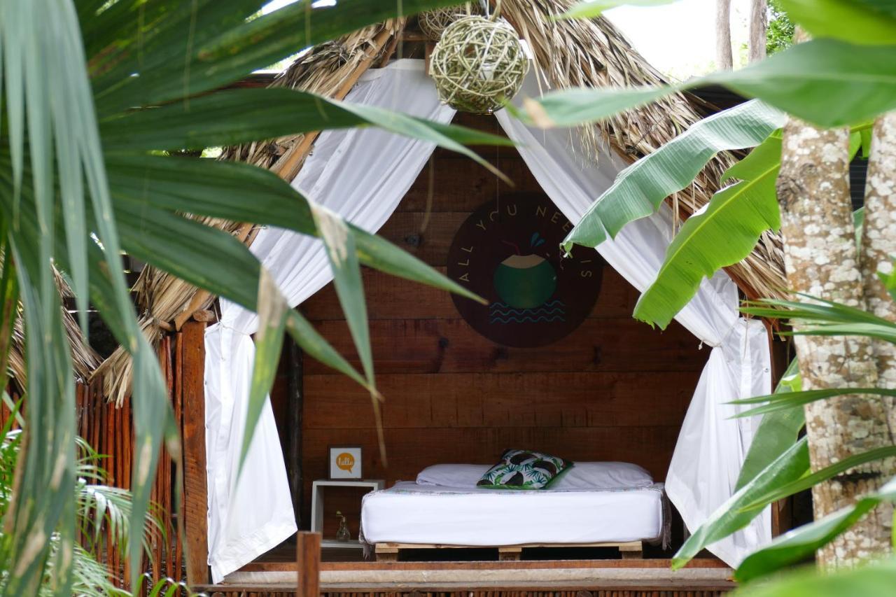 El Buho Bacalar Eco-Cabanas Hostal Exterior photo