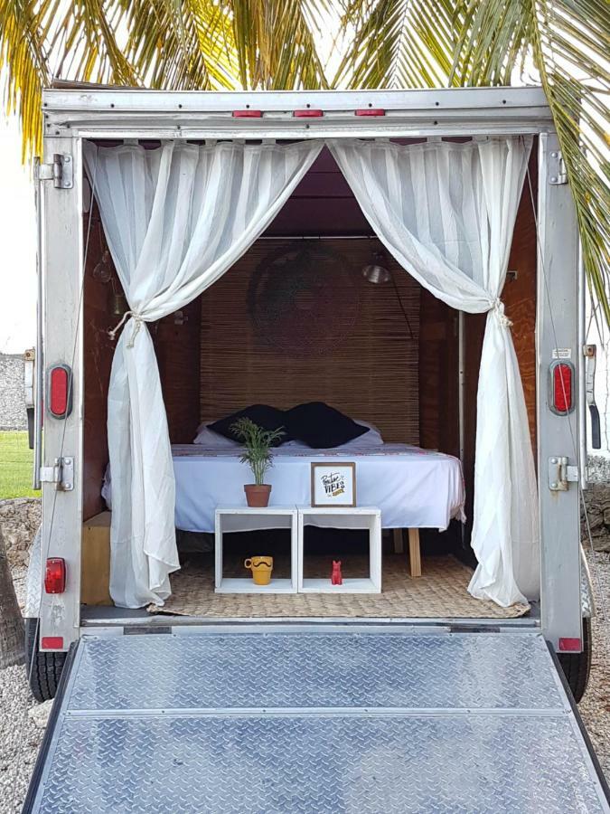 El Buho Bacalar Eco-Cabanas Hostal Exterior photo