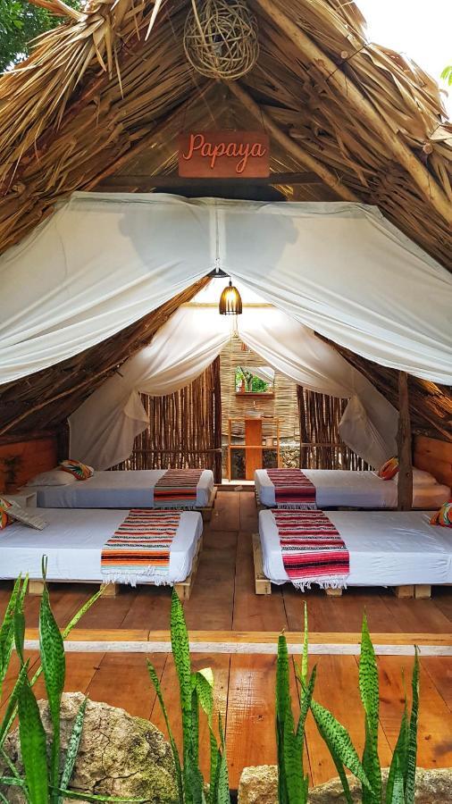 El Buho Bacalar Eco-Cabanas Hostal Exterior photo