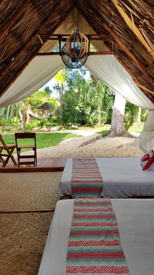 El Buho Bacalar Eco-Cabanas Hostal Exterior photo